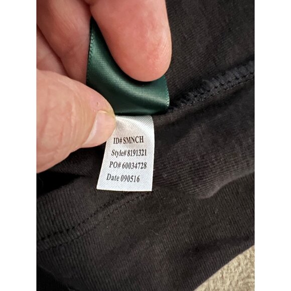 Lauren Ralph Lauren Black Henley Long Sleeve Shirt Womens M Cotton Blend - Picture 10 of 11